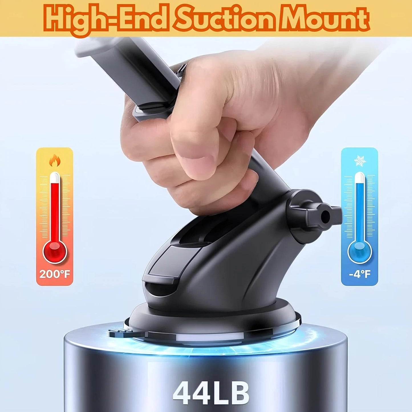 Windshield Suction Car Phone Holder Retractable Extendable Mount iPhone Samsung