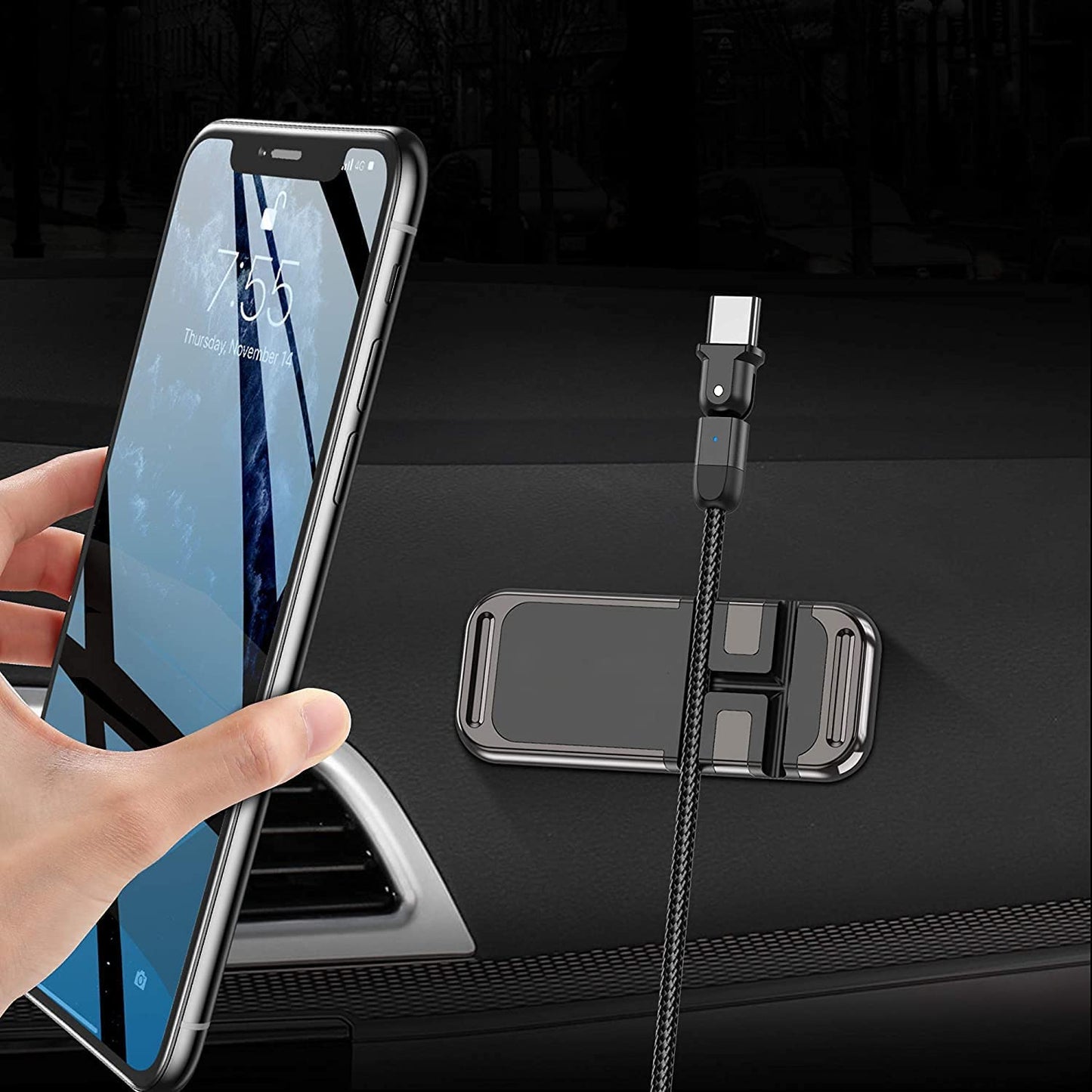 magnetic car phone holder