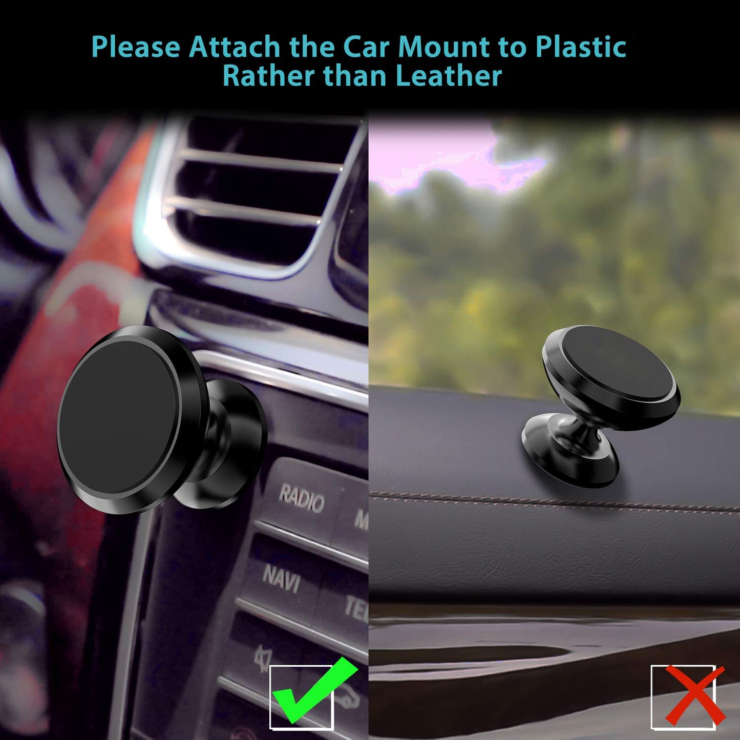 magnetic car phone holder 360 dashboard